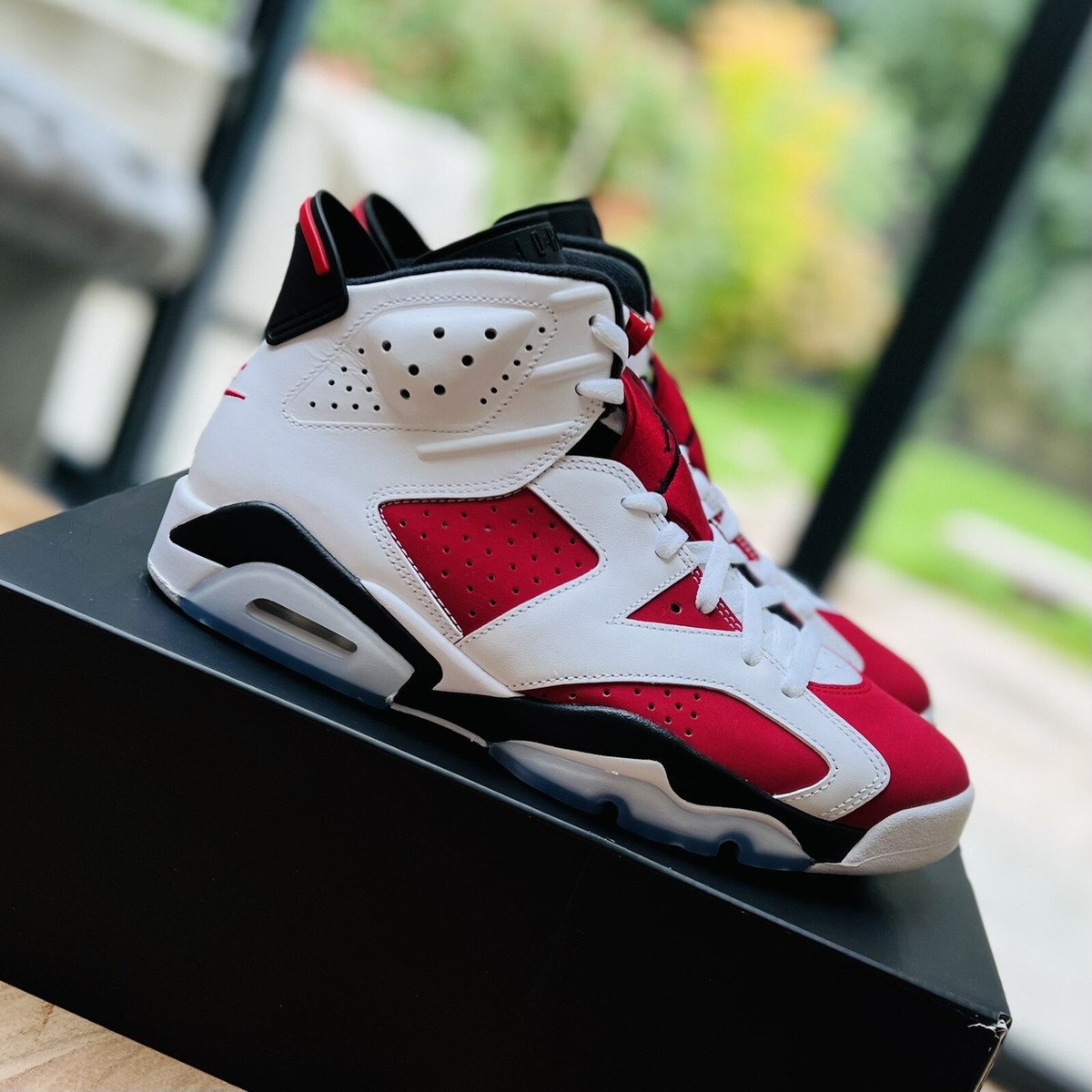 Nike Air Jordan 6 Retro Carmine Red UK 9 US 10 EU 44 Brand New