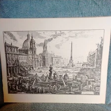 Veduta di Piazza Navona  Agonate Art Print 11" x 13*