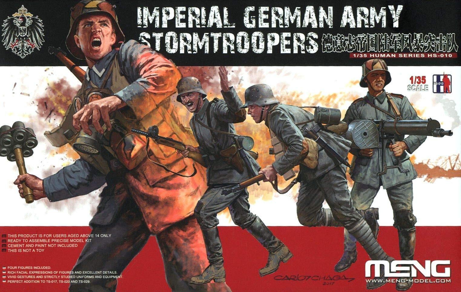 Mon Model 1/35 German Army Assault Troops Plastic Model MHS010
