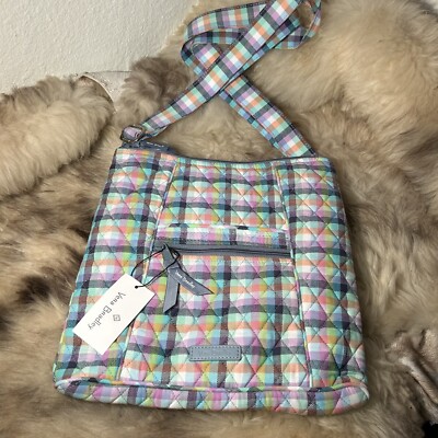 NWT Vera Bradley Hipster Crossbody - Gingham Plaid Print | eBay
