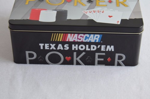 NASCAR Poker Game Texas Hold'me Tin New Sealed - Picture 2 of 12