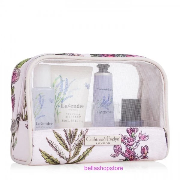 Crabtree and Evelyn conjunto de presente lavanda 5 peças loção corporal creme para as mãos gel de banho - Imagem 2 de 3