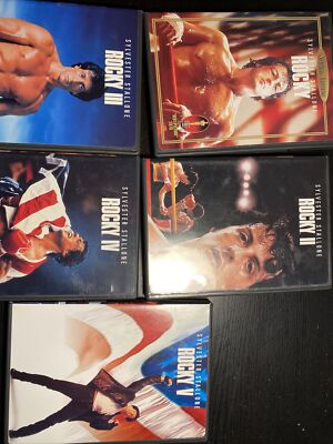 ROCKY 1-5 DVD Box Set - 5 Movies - Sylvester Stallone - Rocky I 