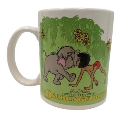 Das Dschungelbuch Tasse Kaffeetasse Disney Kinder Becher Mowgli Elefant Mogli - Bild 1 von 4