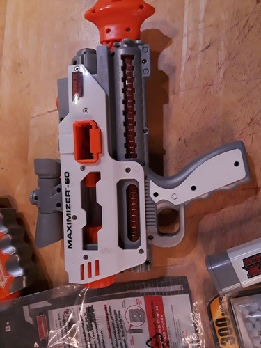 MAX FORCE SPLAT Blaster Lot, Terrornator-85, Shadow Hawk-100, Maximizer-60 Ammo - Picture 5 of 17