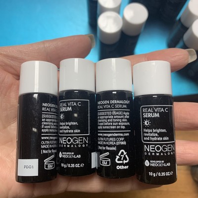Neogen Dermalogy Real Vita C Serum mini Size 10g/ 0.35oz- 4 Packs
