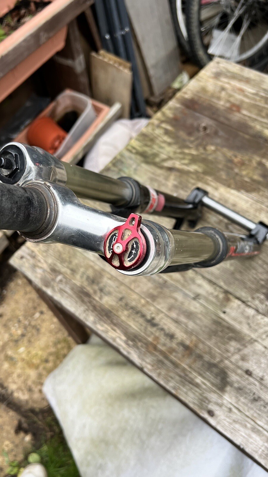 manitou Minute forks 26” 120mm Air Suspension eBay