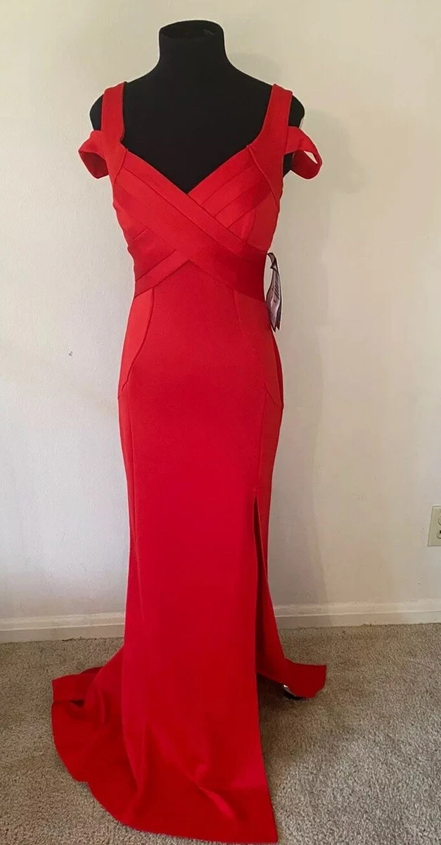 macy’s red dress