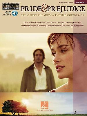 Pride & Prejudice: Piano Play-Along Volume 76 by Hal Leonard Publishing...