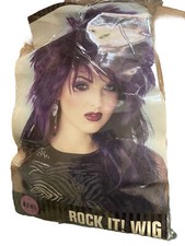 Punk Rocker Wig, Guitar  Sunglasses- halloween costumes for adults