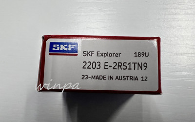 SKF 2203 E 2RS1TN9 Rubber Seal Self Aligning Ball Bearing 17x40x16mm NEW