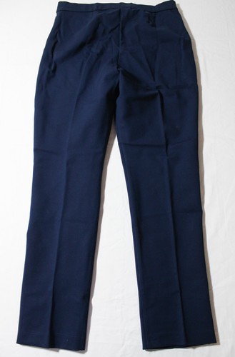Tailored By Susan Graver Women's Smart Ponte Slim Leg Trouser BL1 Navy Medium - Picture 3 of 5
