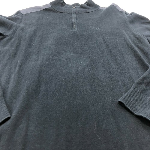 Michael Kors Men's Cotton Blend Knit 1/4 Zip Pullover Sweater Size Large - Picture 2 of 11