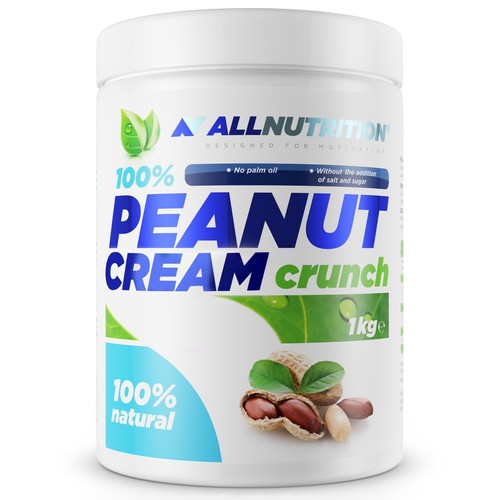 Allnutrition 100% mantequilla de maní 500 g 1000 g mantequilla de maní crema MHD acción 04/25 - Imagen 6 de 7
