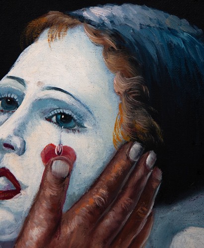 HST C. Manning Clown triste. Artiste référencé. - Imagen 10 de 12