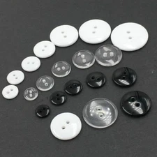 2-holes Round Resin Buttons sewing scrapbook shirt Diy Crafts 9-34mm 100pcs/lots