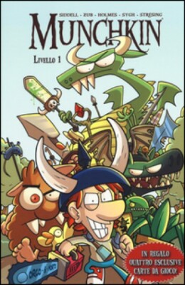 Munchkin Comic Level 1 Erweiterung Spiel auf Italienisch Raven