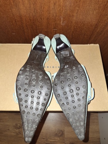 Scarpe decolte donna Italia CAR SHOES con scatola. Tg39,5. Turchese chiaro. Buone condizioni - Foto 7 di 9
