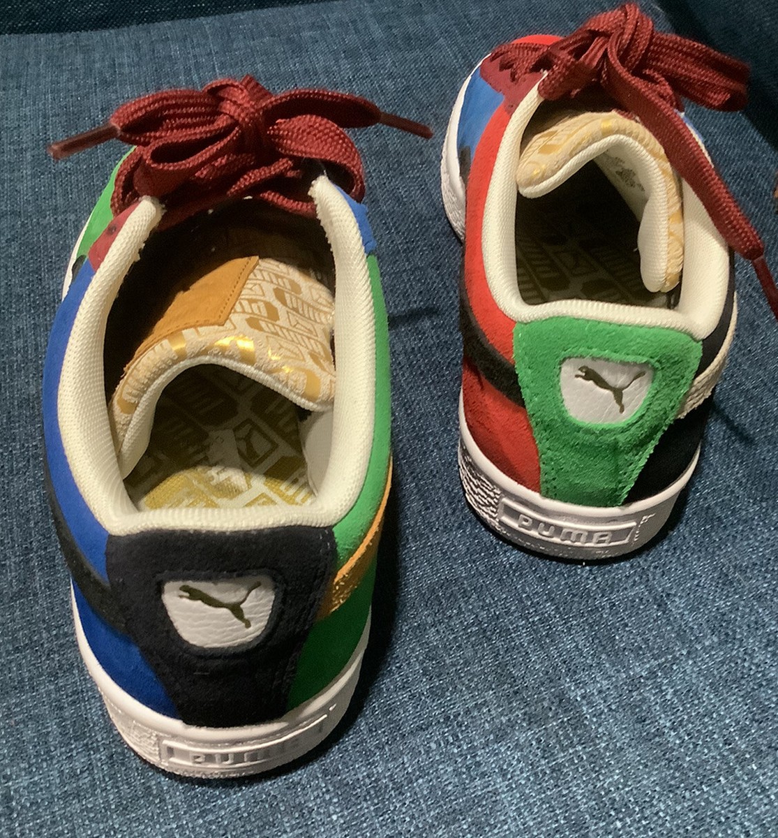 Puma Classix Multicolored Iconic Casual Suede Sneakers Size  display picture 1