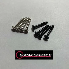 Guitar Pickup Mounting Screws Black Chrome Or Gold Humbucker Ring Style 4 8 12