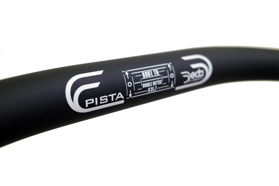 ¡Oferta! Manillar Deda Elementi PISTA Track Drop Bar 42 cm 31,7 mm negro satinado - ¡Nuevo! Foto 2 de 2