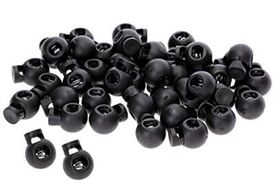 30 PCS Adjustable Ball Cord Lock Round Toggle Stopper Cord Stop Toggle Rope