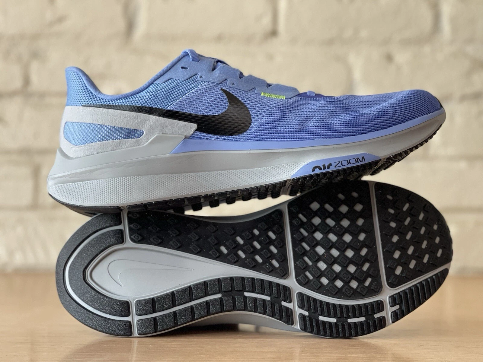 Nike Air Zoom Structure 25 Royal Pulse Grey Running Shoes DJ7883-402 Men Size 13