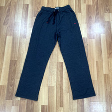 Tommy Bahama Sweatpants Mens Small 25x27 Gray Daywear Red Marlin Loungewear