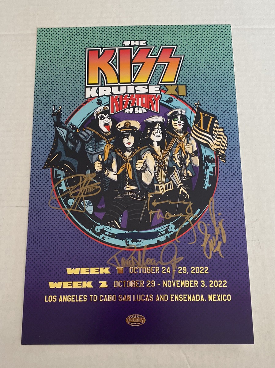 Kiss Kruise XI Two Timer Autographed Signed Lithograph Poster! | eBay