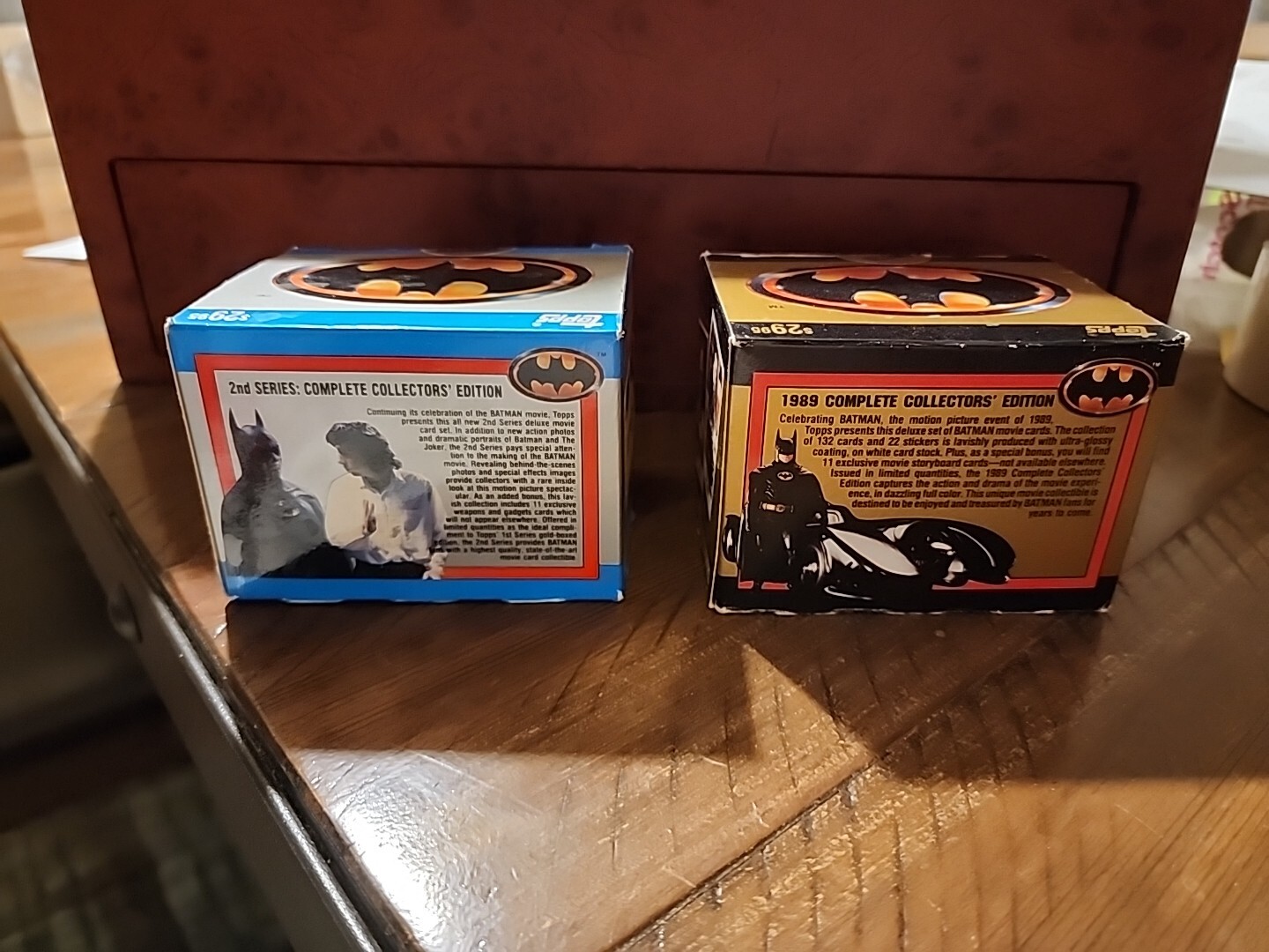 1989 Series 1 & 2 Topps Batman Movie Cards & Stickers Complete Boxed Set eBay
