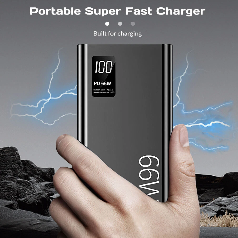 Power Bank 40000mAh 66W Charging Portable External Battery Backup For Cell Phone Power Bank 40000mAh 66W Charging Portable External Battery Backup For Cell Phone