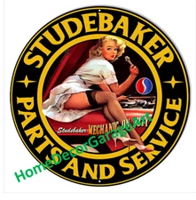 Studebaker Parts & Service, Metal Sign, by Phil Hamilton, Garage Art HDGA