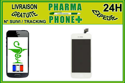 Écran Complet IPhone 5 Blanc - Vitre Tactile + LCD Monté Sur Châssis - Neuf