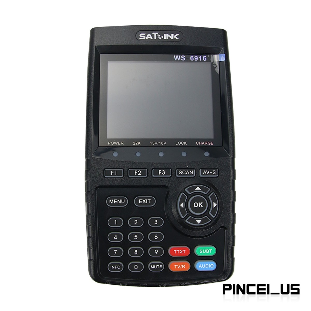 Original SATLINK WS-6916 DVB-S S2 HD Satellite Finder Meter with