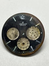 QUADRANTE ORIGINALE BREITLING 34,5mm 765 CP AVI CHRONOGRAPH VENUS 178 WATER DAM