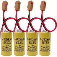 4Pcs/set BR-2/3A 3V BR17335 PLC Lithium Battery for Fanuc A98L-0031-0006 System