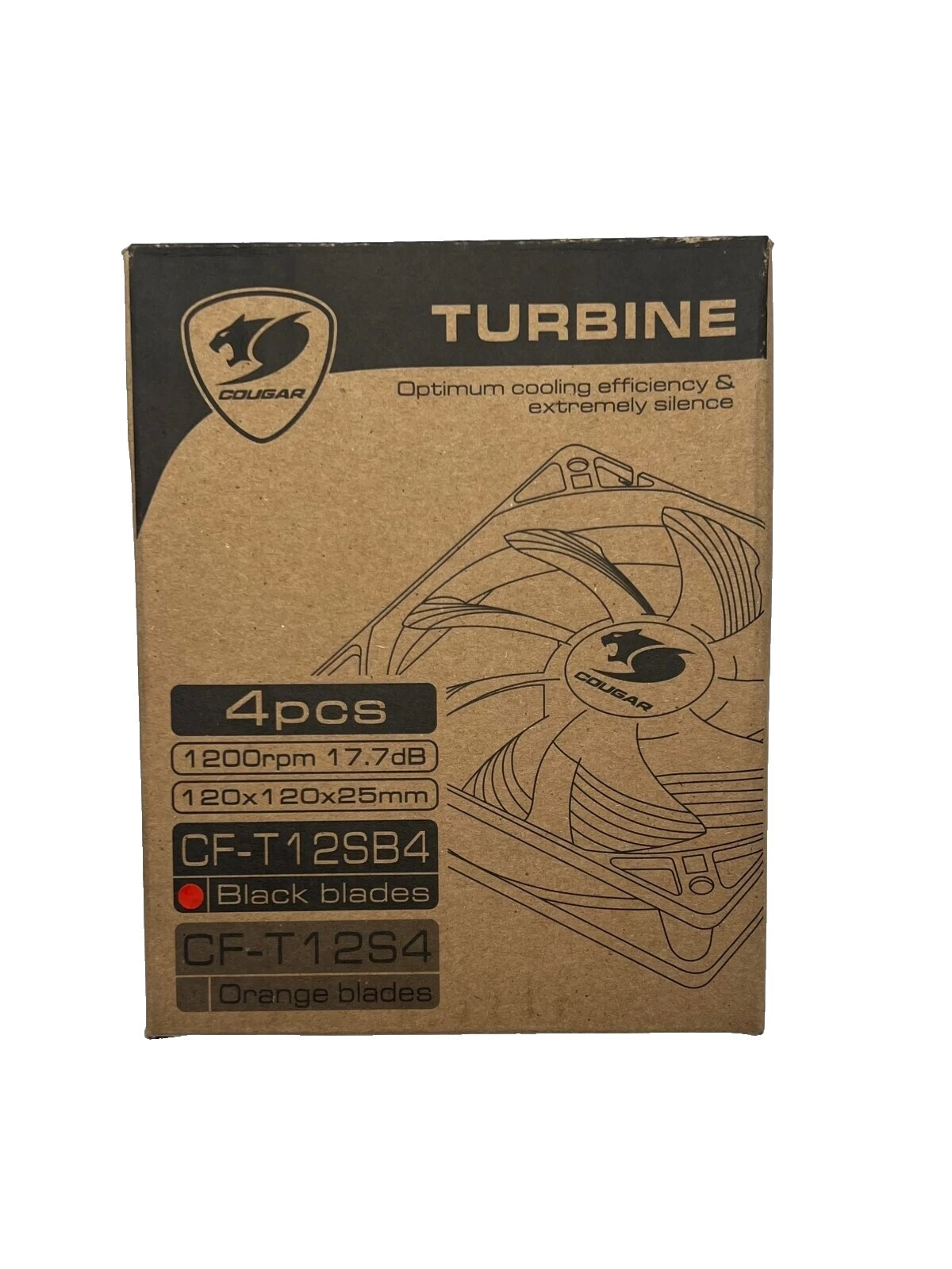 Cougar 3-Pin Computer Case Fans 120 mm Fan Diameter