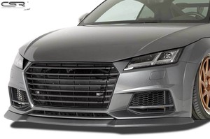 Splitter Front Lip Black Matt Bumper For Audi Tts Fv 8s 14 Csl3 Ebay