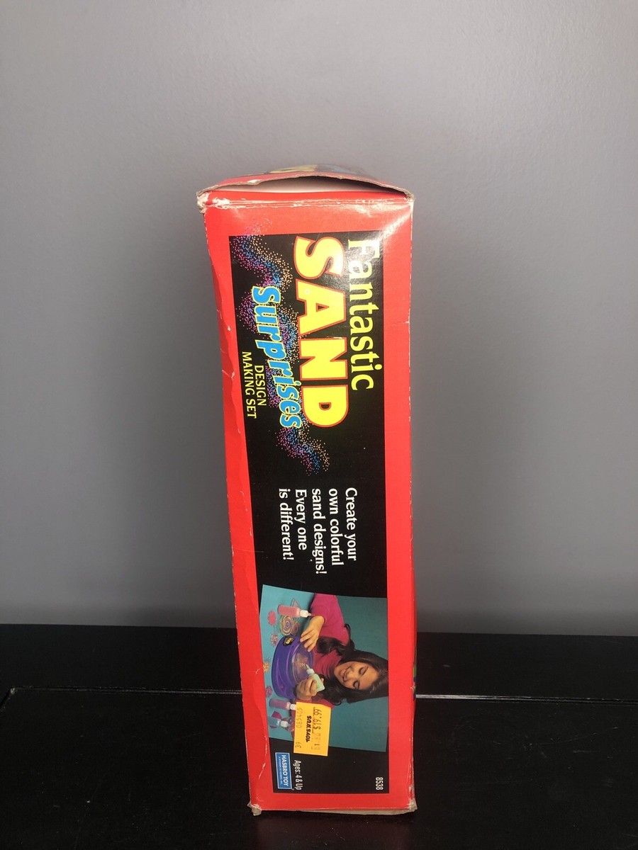 Hasbro Toy Fantastic Sand Surprises Design Making Set Vintage 1994