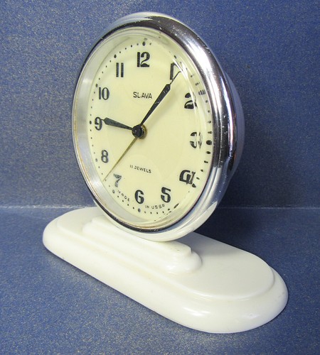 Soviet Vintage Slava Alarm Clock USSR 1960's~Perfect Condition #9225 - Picture 3 of 9