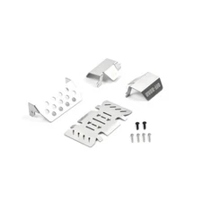 FMS 1/10 Atlas RC Car Metal Upgrade Stainless Steel Chassis Armor Spare Parts