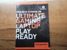 Tracer III 17R Gaming Laptop Manual Instructions booklet