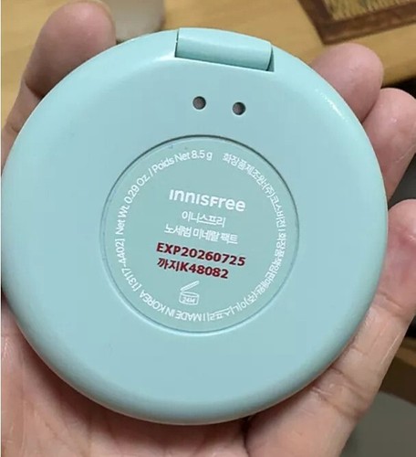 Innisfree No-Sebum Mineral Pact Natural ingredients from Jeju and mint 8.5 g. - Picture 3 of 9