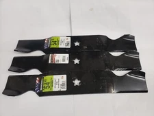 Qty/3 18-1/2" Rotary 11180 Standard Lift Mower Blades Craftsman, Poulan 54" Cut