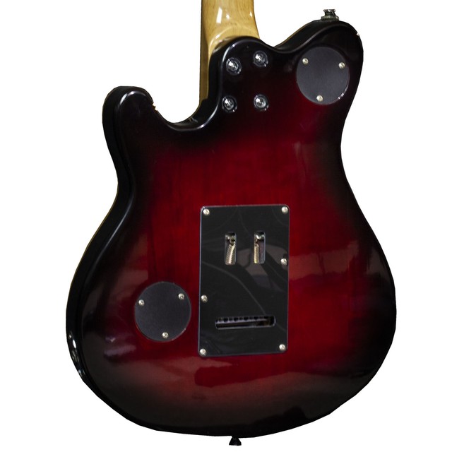 Gould Electric Guitar Gs72 in Burgundy Burst Finish EVH Wolfgang Style