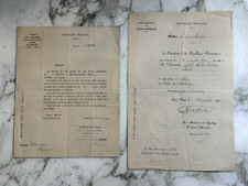 FRANCE PATENT OFFICER OF THE ROYAL ORDER OF CAMBODIA 1900 COLONIAL PUBLICIST