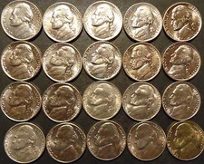 1980-P/D thru 1989-P/D Jefferson Nickel Choice/Gem BU Uncirculated Date Set