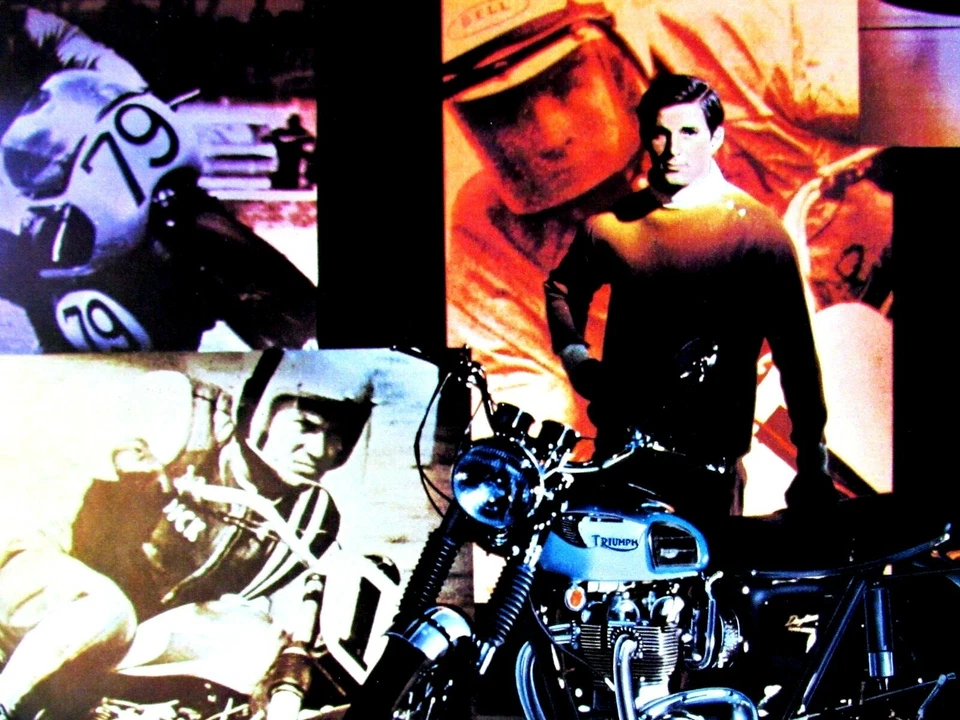 1968 Triumph Bonneville 650 Vintage The Triumph Life Original Print Ad 8.5 x 11" - Image 3 of 4