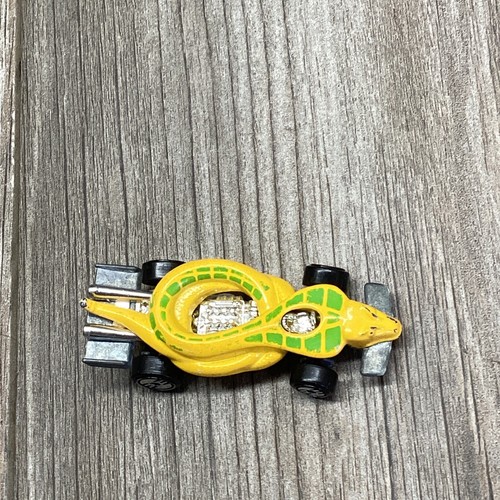 1985 HOT WHEELS Mattel Car Malaysia Yellow Turboa Snake Racing Car - Picture 9 of 12