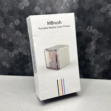 KONGTEN Mini Portable Color Printer MBrush Wireless Printing Inkjet Printer 